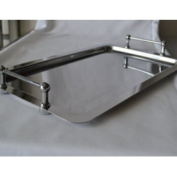 Plateau inox 53 x 33cm - Location de Matériel de réception