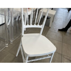 Chaises Napoléon Blanche -  location de chaises