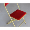 Chaises Or velours rouge - location de chaises