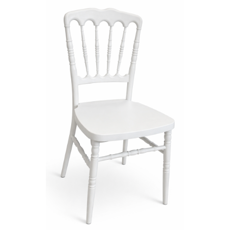 Chaises Napoléon Blanche -  location de chaises