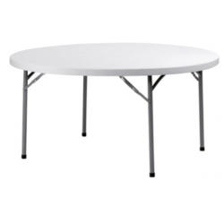 Table ronde 180 cm (8 à 10 personnes) - Location de Mobilier pour vos réceptions
