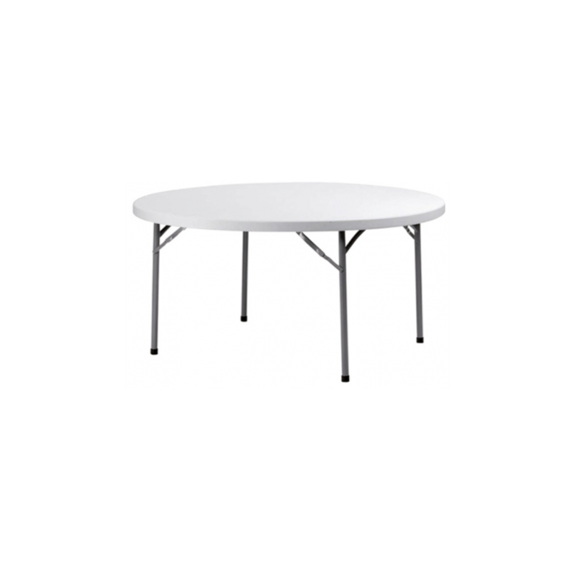 Table ronde 180 cm (8 à 10 personnes) - Location de Mobilier pour vos réceptions