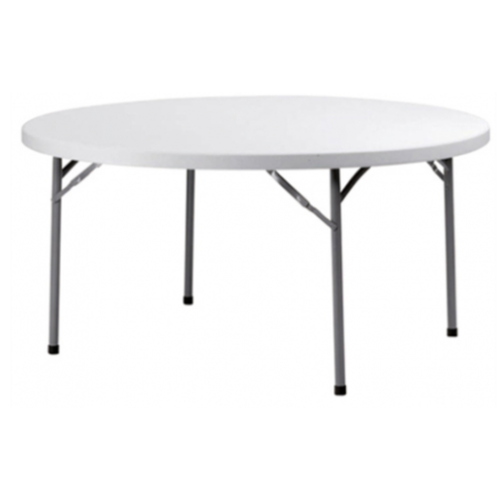 Table ronde 180 cm (8 à 10 personnes) - Location de Mobilier pour vos réceptions