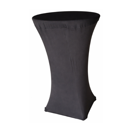 Housse de mange debout Noire - Location de Linge pour vos réceptions