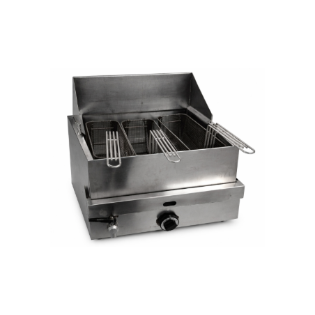 Friteuse gaz 15 L 3 paniers - Location de Matériel de réception