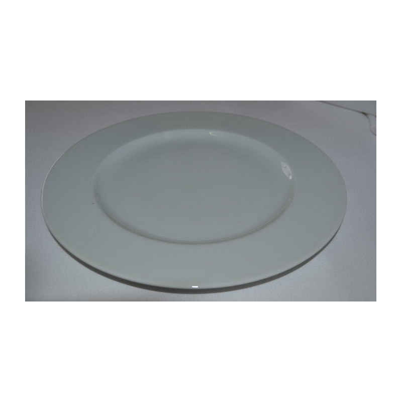 Assiette plate 26 cm - Porcelaine Blanche