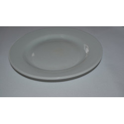 Assiette plate 23 cm - Porcelaine Blanche