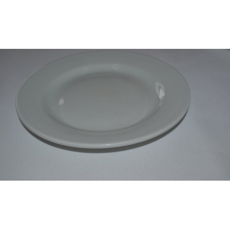 Assiette plate 23 cm - Porcelaine Blanche
