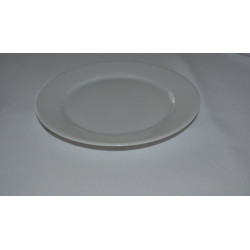 Assiette plate 21 cm - Porcelaine Blanche