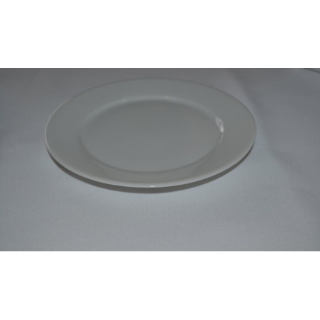 Assiette plate 21 cm - Porcelaine Blanche