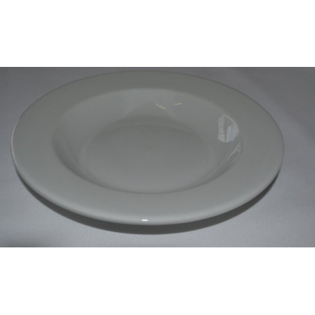 Assiette creuse 23 cm - Porcelaine Blanche