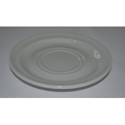 Sous-tasse à déjeuner - Porcelaine Blanche
