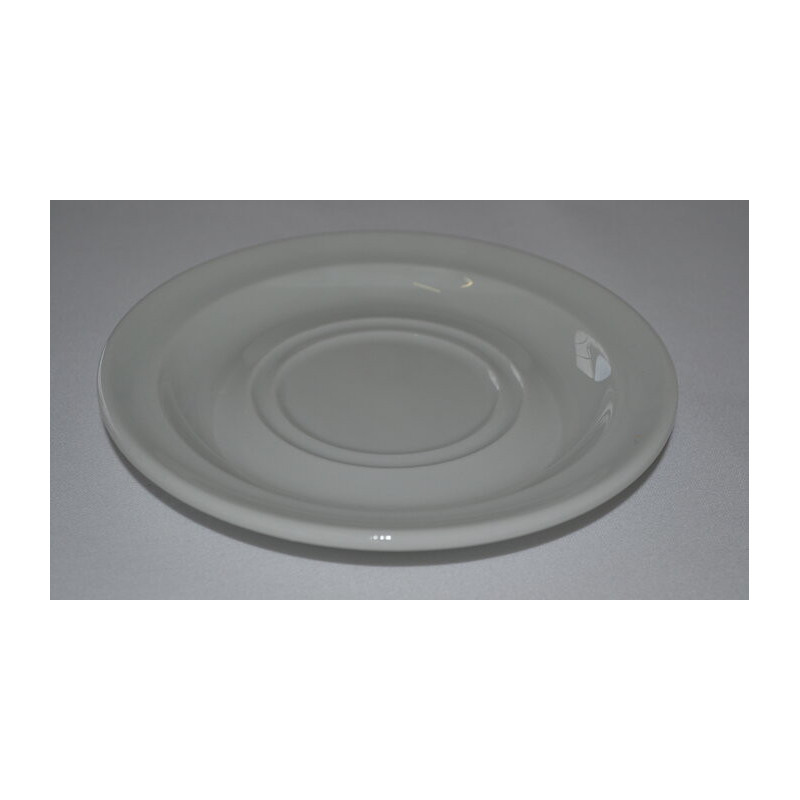 Sous-tasse à déjeuner - Porcelaine Blanche