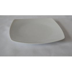Assiette carrée tendance 25cm - Porcelaine tendance