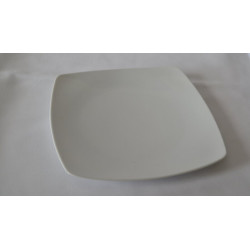 Assiette carrée tendance 21cm - Porcelaine tendance