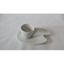 Tasses sous-tasse café tendance - Porcelaine tendance