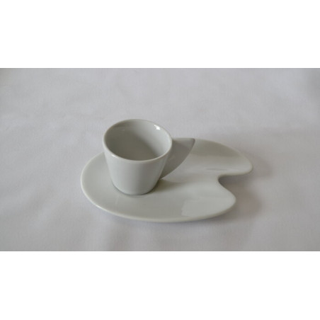 Tasses sous-tasse café tendance - Porcelaine tendance