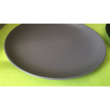 Assiette Néofusion Noire 24 cm - Vaisselle Neofusion