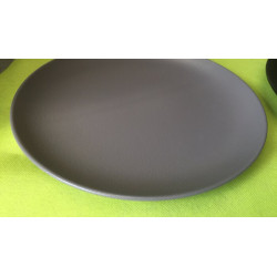 Assiette Néofusion Grise 24 cm - Vaisselle Neofusion