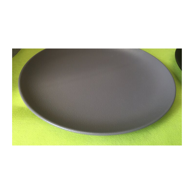 Assiette Néofusion Grise 24 cm - Vaisselle Neofusion